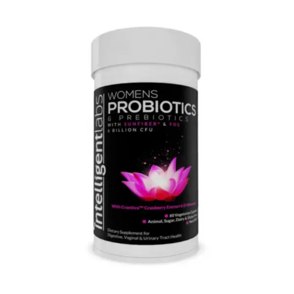 Intelligent Labs Women’s Probiotics – 6 Billion CFU with Cranberry & D-Mannose (60 Caps)